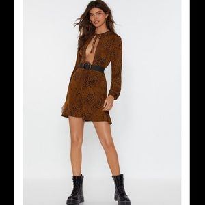 NWOT Wild Wild Life Cheetah Dress